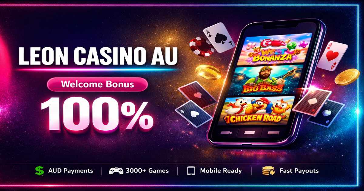 Διεπαφή σύνδεσης της εφαρμογής Leon Casino